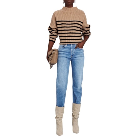 ReDone 70’s Stove Pipe Denim Jeans NWT Straight Leg Vintage Faded Blue Size 26 - Picture 2 of 11